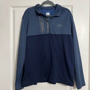Light fleece lined pullover